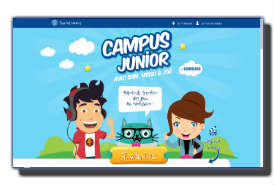 screenshot de www.lecampusjunior.fr